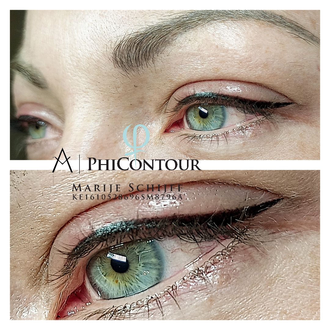 Eyeliner wing permanente make-up